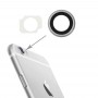 10 წყვილების / Set უკანა კამერის ობიექტივი ბეჭედი + Flashlight BRACKER for iPhone 6 Plus და 6s Plus (Silver)