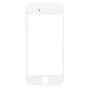 na ekranie iPhone SE zewnętrzna przednia soczewka szklana (biały)