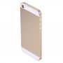 5 1 iPhone SE Original (Back Cover + kaardi alus + Volume Control Key + Toitelüliti + Mute Switch vibraator Key) Full korpuse kaas (Gold)