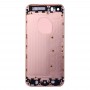 5 1 iPhone SE Original (Back Cover + kaardi alus + Volume Control Key + Toitelüliti + Mute Switch vibraator Key) Full korpuse kaas (Rose Gold)