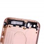 5 v 1 pro iPhone SE originální (zadní kryt + Card Tray + ovládání hlasitosti Tlačítko + Tlačítko Power + Mute Zapněte vibrátor Key) Plný Sestava pouzdra Cover (Rose Gold)