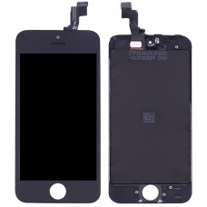 液晶屏和数字转换器完全组装的iPhone SE（黑色）