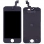 LCD-skärm och digitizer fullmontering för iPhone SE (svart)