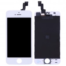 iPhone SEのための液晶画面とデジタイザフル・アセンブリ（ホワイト）