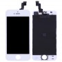 LCD-skärm och digitizer fullmontering för iPhone SE (vit)
