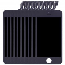 10 st LCD-skärm och digitizer Fullständig montering för iPhone SE (svart)