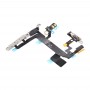 Power Button & Flashlight & Volume Button & Mute Switch Flex Cable with Brackets for iPhone 5s