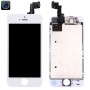 LCD Screen and Digitizer Full Assembly with Front Camera for iPhone 5S(White)