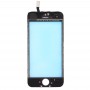 לוח מגע עם מסגרת Bezel מסך LCD הקדמי & OCA ברור אופטי דבק iPhone 5S (שחור)