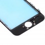 Écran tactile Collerette écran LCD avant Cadre & OCA pour adhésif transparent Optiquement iPhone 5S (Noir)