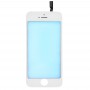 לוח מגע עם מסגרת Bezel מסך LCD הקדמי & OCA ברור אופטי דבק iPhone 5S (לבנה)