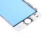 Touch Panel LCD ekraanile Bezel Frame & OCA optiliselt läbipaistev liim iPhone 5S (valge)