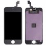 5db fekete + 5 darab fehér LCD kijelző és digitalizáló Teljes Assembly for iPhone 5S