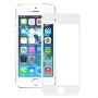 Зовнішній скляний об'єктив для iPhone 5S Передній екран (білий)