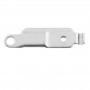 10 PCS Оригінал Перемикач харчування Кнопка включення / вимикання Металевий кронштейн тримач для iPhone 5S (сірий)