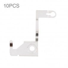 10 PCS iPhone 5Sのためのオリジナルバイブレーターモーターメタルブラケット（グレー） 