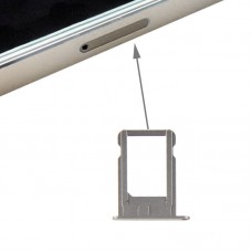 Original SIM Card Tray Holder for iPhone 5S  (Gray) 