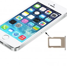 Original Sim Card Tray Holder for iPhone 5S(Gold) 