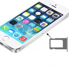 Original Sim Card Tray Holder for iPhone 5S(Silver) 