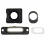 4 i 1 för iPhone 5S (Camera Ytterglaslins + Kameralins Ring + Laddningsportring + Hörlursuttag Ring) Reparation Del Kit (Guld)
