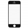 10 бр за iPhone 5C Front Screen Outer стъклени лещи (черен)