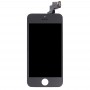 Digitizer ასამბლეის (წინა კამერა + LCD + ჩარჩო + Touch Panel) for iPhone 5C (Black)