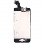 デジタイザアセンブリ（フロントカメラ+ LCD +フレーム+タッチパネル）iPhone 5C用（ブラック）