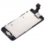 Assemblea del convertitore (fotocamera frontale + LCD + Frame + Touch Panel) per iPhone 5C (nero)