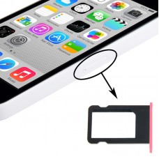 SIM-карти лоток держатель для iPhone 5C (рожевий)