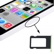 SIM Card Tray Holder за iPhone 5 ° С (Зелен)