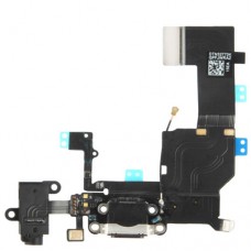 2 in 1 for iPhone 5C (Original Tail Connector Charger + Original Headphone Audio Jack Ribbon) Flex Cable 