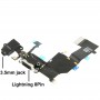 2 in 1 for iPhone 5C (Original Tail Connector Charger + Original Headphone Audio Jack Ribbon) Flex Cable