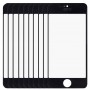 10 PCS for iPhone 5 და 5S Front Screen Outer Glass Lens (Black)