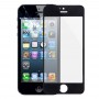 10 PCS עבור 5 iPhone 5S & Front מסך חיצוני זכוכית עדשה (שחור)