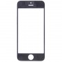 10 PCS pro iPhone 5 5S přední sklo vnější sklo objektivu (černá)