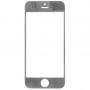 10 PCS iPhone 5 ja 5S Front Screen Outer klaasläätsedega (valge)