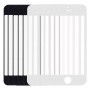 5 PCS Black + 5 PCS bílá pro iPhone 5 5S přední sklo vnější skleněná čočka