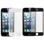 5 pezzi nero + 5 PCS bianchi per schermo di iPhone 5 e 5S anteriore esterno l'obiettivo di vetro