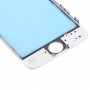 Pekskärm med främre LCD-skärm Bankram och OCA Optiskt klart lim för iPhone 5 (vit)