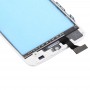 Touch პანელი Front LCD Screen Bezel Frame & წმიდა ოპტიკურად წმინდა წებოვანი iPhone 5 (თეთრი)