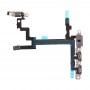 Botón de encendido y botón de volumen cable flexible con soportes para iPhone 5