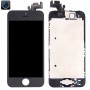 10 PCS LCD Screen and Digitizer Full Assembly with Front Camera for iPhone 5 (Black)