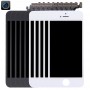 5 kpl Musta + 5 kpl Valkoinen LCD-näyttö ja digitoiva Täysi Asennus Etukamera iPhone 5