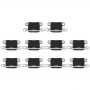 10 PCS Charging Port Connector for iPhone 5 / 5S(Black)