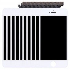 10 PCS LCD Screen and Digitizer Full Assembly with Frame for iPhone 5 (White) 