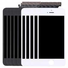 5 PCS Czarny ekran LCD + 5 PCS i Digitizer Pełna montażowe dla iPhone 5