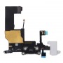 Dock Connector with Headphone Jack Flex Cable Repair for iPhone 5(White)
