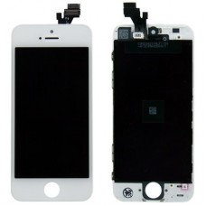 LCD Screen and Digitizer Full Assembly with Frame for iPhone 5(White) 