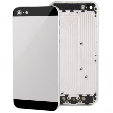 Copertura posteriore completa lega l'abitazione del iPhone 5 (argento)
