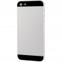 Vollständige Gehäuse Alloy Back Cover für iPhone 5 (Silber)